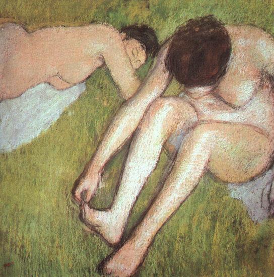 Edgar Degas Bathers on the Grass Sweden oil painting art